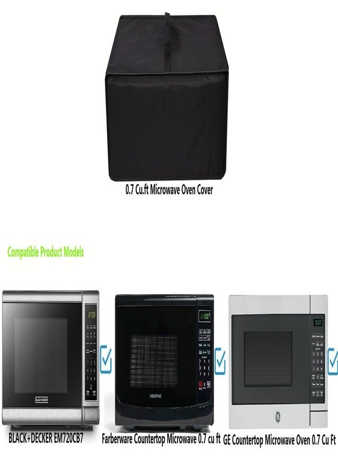 AF-WAN 0.7 Cu.ft Microwave Ovens Dust Cover,600D Nylon Waterproof,Comaptible With BLACK+DECKER EM720CB7 Microwave Oven/Countertop Microwave FMO07ABTBKA/GE Countertop Microwave Oven JES1072SHSS,Etc - Image 2